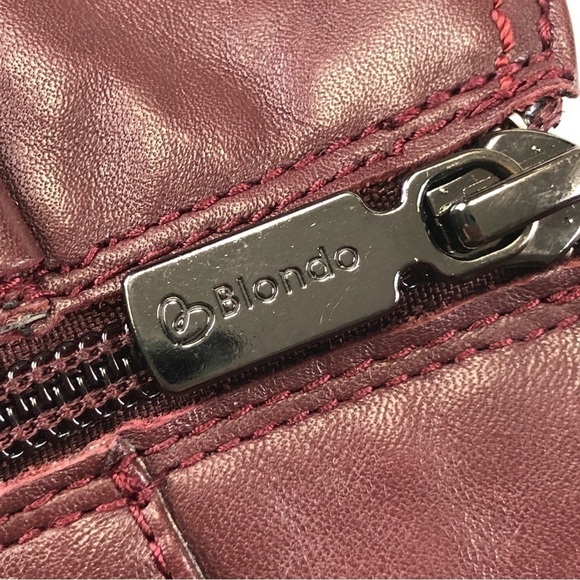 𝅺blondo waterproof ankle burgundy boot Size 8 - Picture 6 of 11